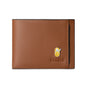 RA105 Genuine Leather Multiple Card Slots Casual Bifold Wallet Brown