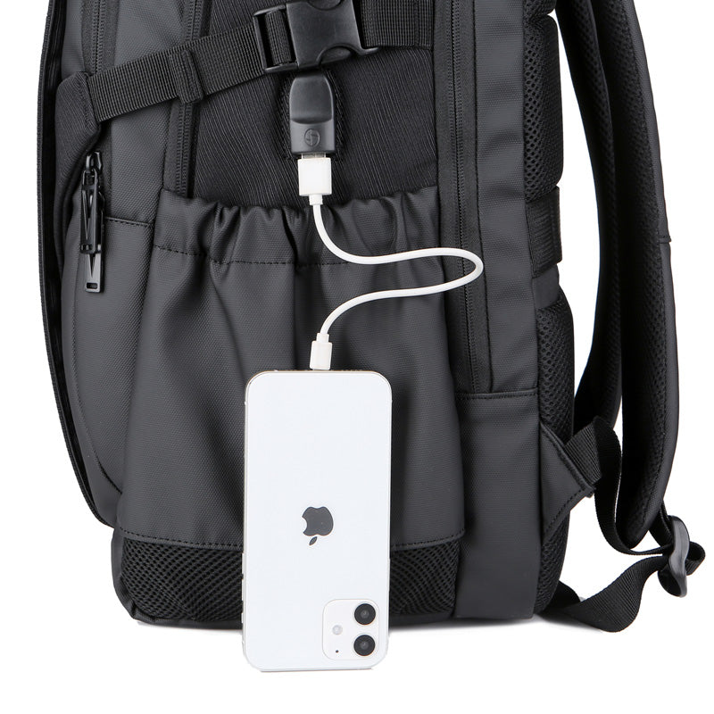 Laptop Bag 17 inch Multifunctional Waterproof Black 2209