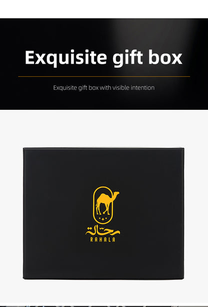 RA109 محفظة جلد مستوردة مناسبه لحمل الكروت والبطاقات ذات جودة عالية من رحالة - اسود