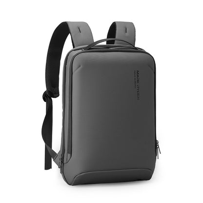 MR-9008_07 15.6-Inch Minimal Slim Casual Business Waterproof USB Charging Backpack Bag